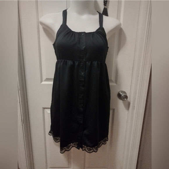 Sexy Black Mini Dress with Pockets Sz XXL - Picture 11 of 11